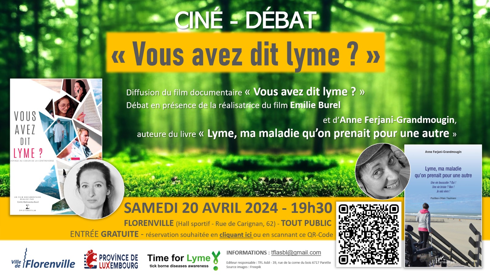 Ciné-Débat avec le film « Vous avez dit Lyme ? » à Florenville le 20 avril 2024